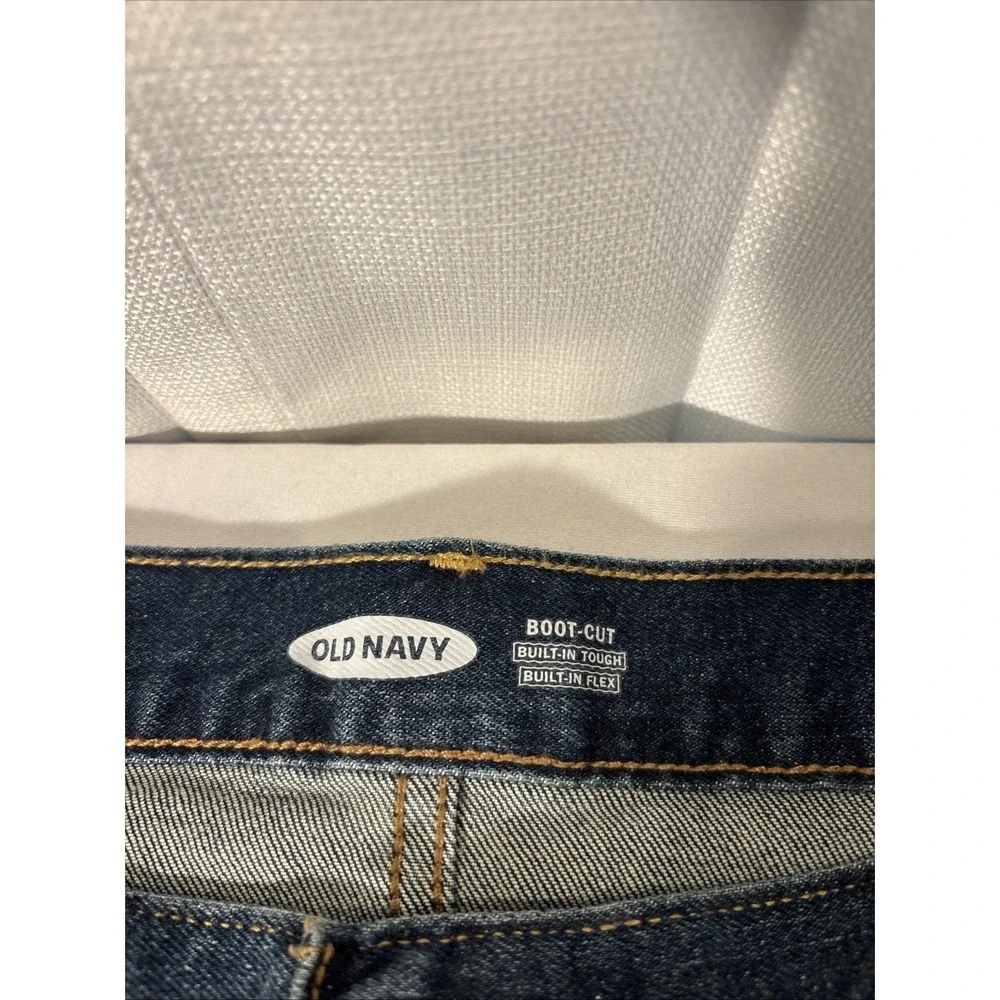 NWT Old Navy Jeans Mens 40x30 Bootcut Dark Wash Stretch Denim Flex Pants